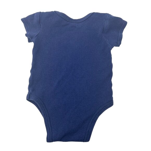 Baby Boy's - Body Suits -White, Navy Blue, Turquoise, & Blue & Cream -Size 3-6 M - Picture 5 of 11
